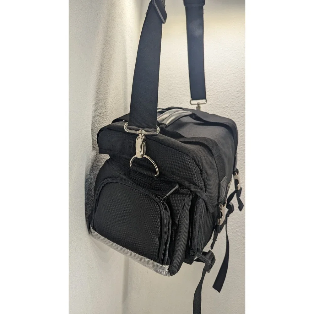 Camera Canon Camera Bag Travel Shoulder Strap Several Pockets Metal Clips